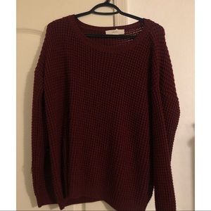 Maroon Sweater